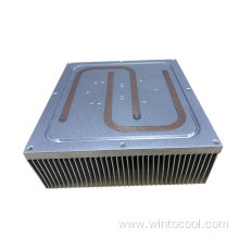 Skived fin heat sink for 300W LED lighting